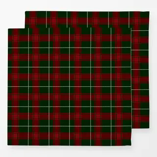 Servietten Dark Red Christmas Plaid