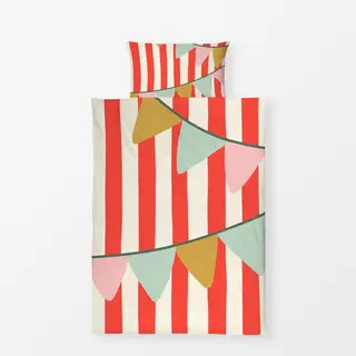 Bettwäsche Stripes With Flags