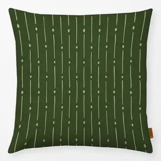 Kissen Minimal Pattern Green