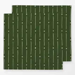 Servietten Minimal Pattern Green