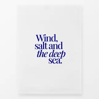 Geschirrtücher Wind salt and the deep sea