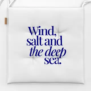 Sitzkissen Wind salt and the deep sea