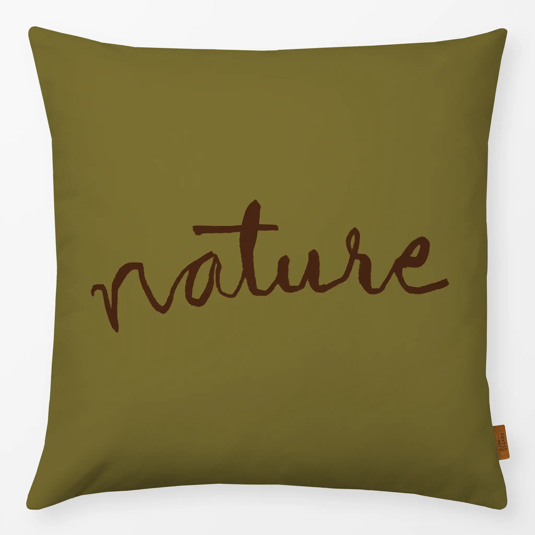 Kissen Kissen Typography Nature