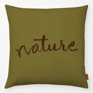 Kissen Typography Nature