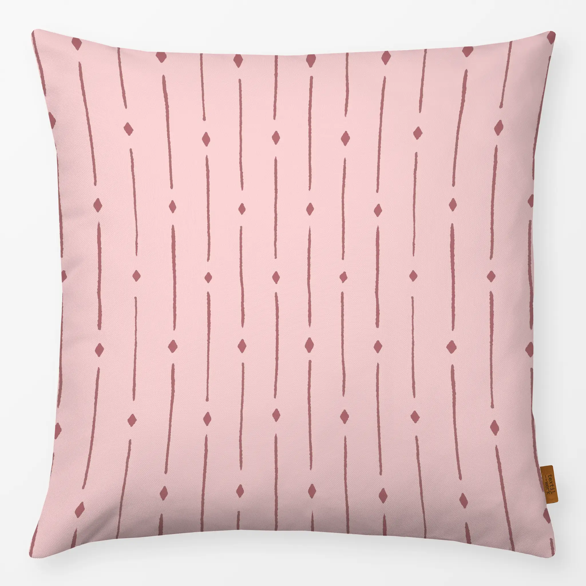 Kissen Kissen Minimal Pattern Pink