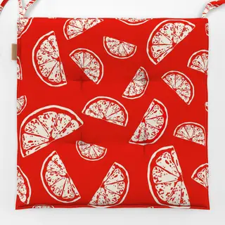 Sitzkissen Santorini Lemonslice Pattern