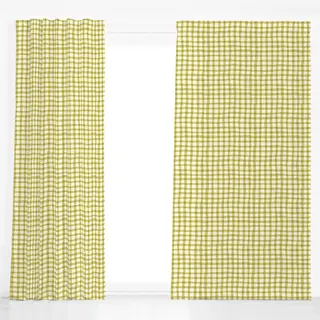 Dekovorhang Green Gingham