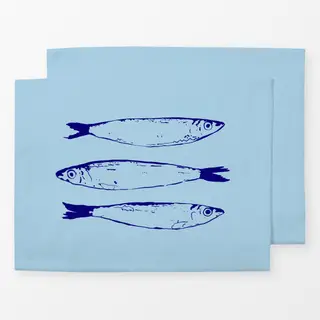 Tischset Santorini Sardine Fish