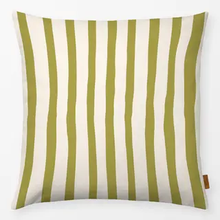 Kissen Organic Stripes Green