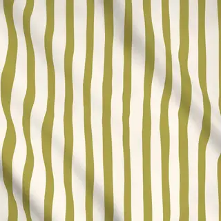 Meterware Organic Stripes Green