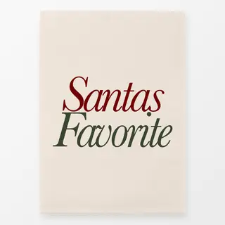 Geschirrtücher Santas Favorite