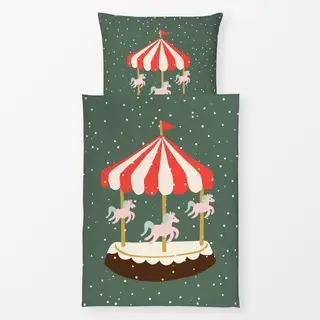 Bettwäsche Christmas Market Carousel