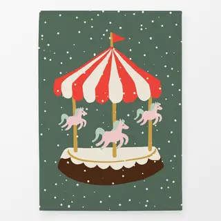 Geschirrtücher Christmas Market Carousel