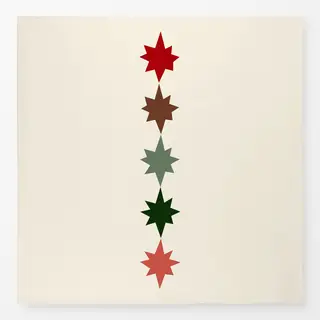 Tischdecke Crafting Christmas Star Garland