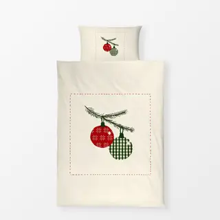 Bettwäsche Crafting Christmas Bulbs