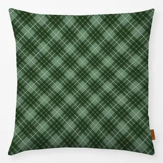 Kissen Green Christmas Plaid