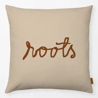 Kissen Earthy Roots Typography