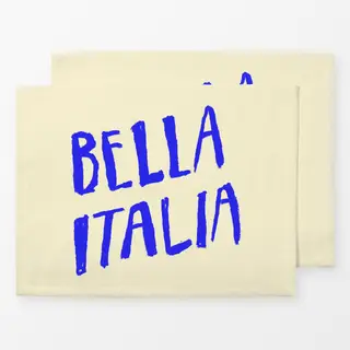 Tischset Blue Bella Italia