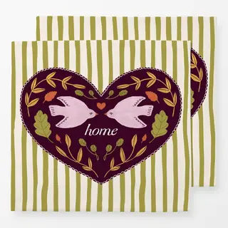 Servietten Home Heart