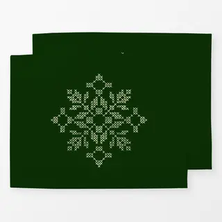 Tischset Dark Green