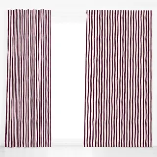 Dekovorhang Organic Stripes brown