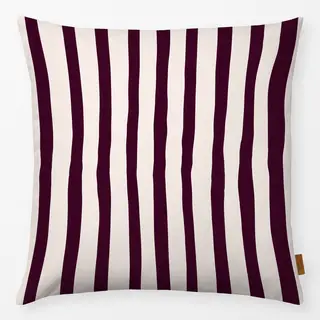 Kissen Organic Stripes brown