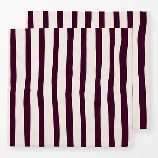 Servietten Organic Stripes brown