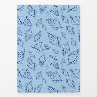 Geschirrtücher Santorini Seashell Pattern