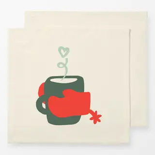 Servietten Cozy Glühwein Mug