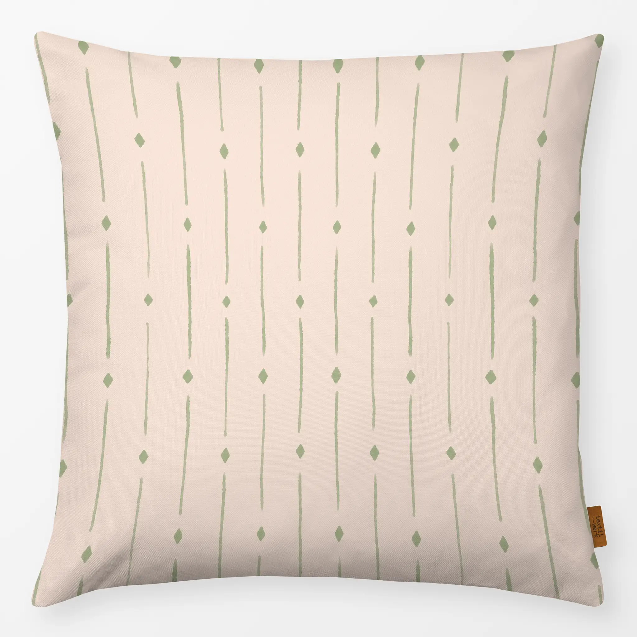 Kissen Kissen Minimal Pattern Beige