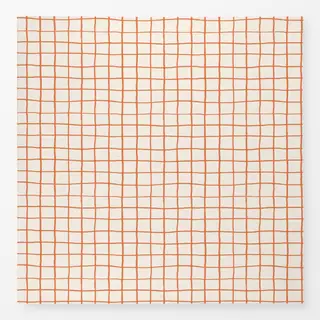 Tischdecke Orange Checks