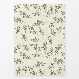 Geschirrtücher Christmas Misteltoe Pattern