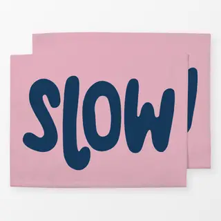 Tischset Slow