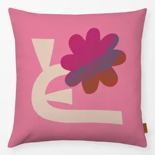 Kissen Blume Pink