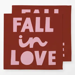 Servietten Fall in Love