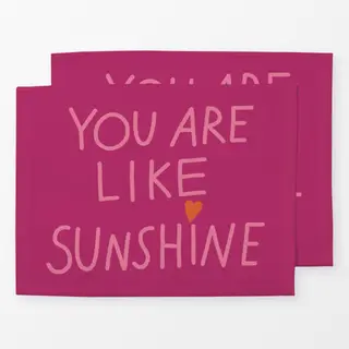 Tischset Like Sunshine