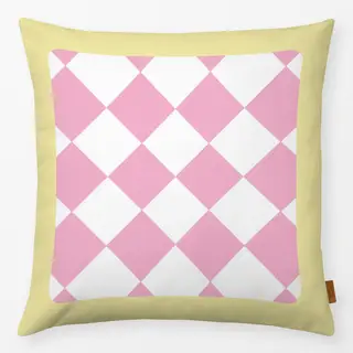 Kissen Framed Checks Upside Down