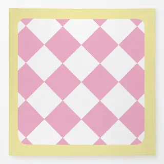 Tischdecke Framed Checks Upside Down