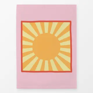 Geschirrtücher Sonne rosa
