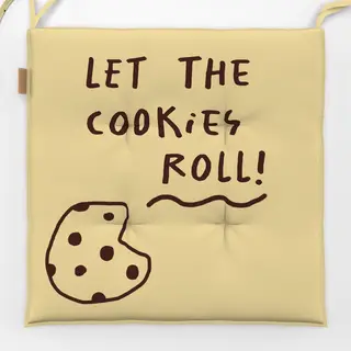 Sitzkissen Let the cookies roll