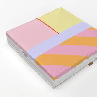 Bodenkissen Colourful Summer Checks