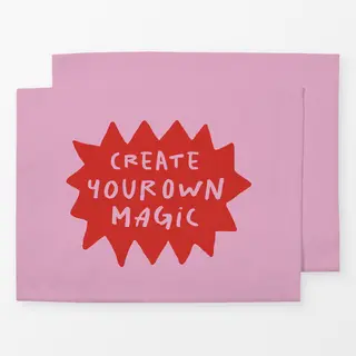 Tischset Create your own magic