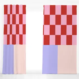 Dekovorhang Christmas Rectangles