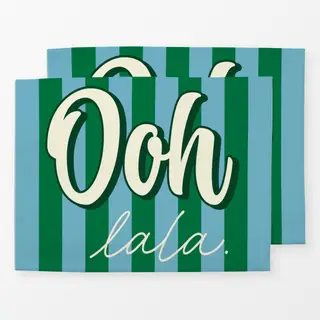 Tischset ooh lala green