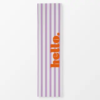 Tischläufer Stripes-Hello-lila