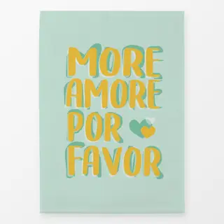 Geschirrtücher More-Amore-por-Favor-mint-gelb