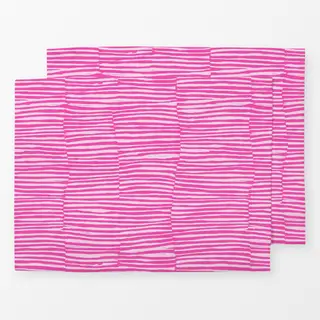 Tischset Geradlinigkeit pink