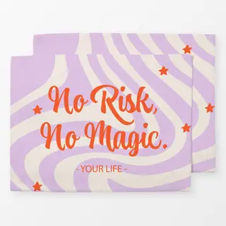 Tischset No Risk no Magic