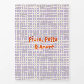 Geschirrtücher Pizza-Pasta-et-Amore-lila