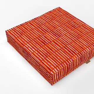Bodenkissen Rot